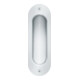 FSB Coque de porte coulissante 4212 Longueur aveugle 120mm Largeur 40mm Acier inoxydable ovale mat fin ovale mat-1