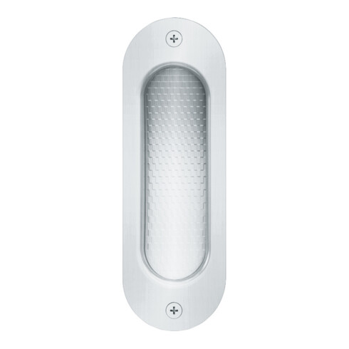 FSB Coque de porte coulissante 4212 Longueur aveugle 120mm Largeur 40mm Acier inoxydable ovale mat fin ovale mat
