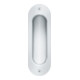 FSB Coque de porte coulissante 4212 Longueur aveugle 120mm Largeur 40mm Acier inoxydable ovale mat fin ovale mat-1