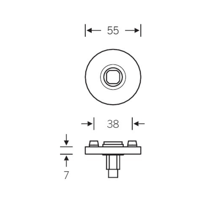 FSB Dr.-ros.121731 VA 6204 Épaisseur de blindage 7mm rd.rd.