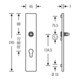 FSB Langschild 12 1410 F1/naturf.6204 PZ 72mm-4