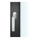 FSB Poignée de fenêtre ovale Rosace 7mm Tige 10mm Ergot Dépassement 24-38mm Acier inoxydable-1