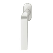 FSB Poignée de fenêtre rosace ovale 7 mm, tige 10 mm, dépassement 24-38 mm aluminium