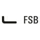 FSB Rahmentür-Knopf 07 0846 Material Alu. 0105 4-KT. 9mm feststehend-3