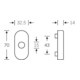 FSB Rosace de recouvrement FT, RH7, 0 17 1759, ovale, F69 mat-3