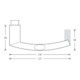 FSB Rosette gr.12 1107 Alu.0105 rd. WC-R8 DIN G/D D/D-3