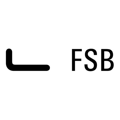 FSB Schiebetürmuschel 4211 Lochung PZ Edelstahl fein matt