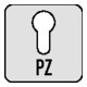FSB Schlüsselrosetten-Paar 17 1735 Alu. 0105 Schildstärke 7mm PZ rd.