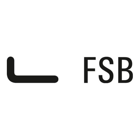 FSB Türdrücker 1051 Lochteil VK 8mm Alu.F1 naturfarbig