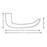 FSB Türdrückerlochteil 10 1023 Alu.0105 8mm DIN L/R-4