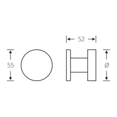 FSB Türknopf 23 0829 0005 VA 6204 Aufnahme 8mm ger.FSB