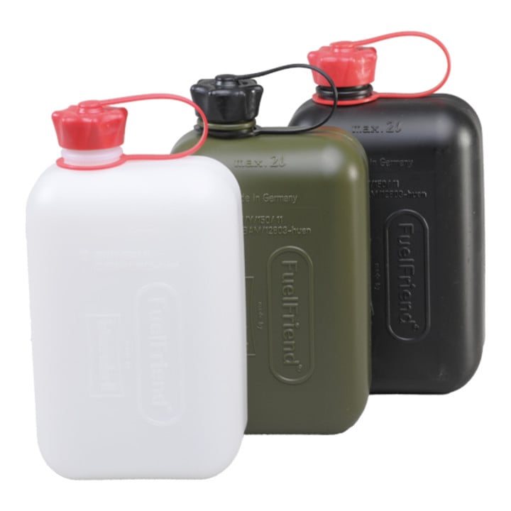 FuelFriend BIG 2,0 L, PE-HD noir avec raccord fileté rouge