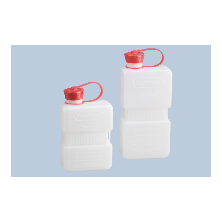 FuelFriend PLUS 1,5 L, PE-HD rouge avec raccord fileté noir
