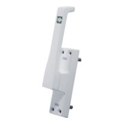 Fuhr Poignée de porte 970 DIN droite argent anodisé LM 23 mm tige ronde 10 mm