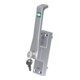Fuhr Poignée de porte 970Z DIN gauche argent anodisé LM. Tige ronde 10 mm-1