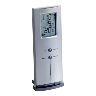 Funkthermometer Messber.auß.-40 b.60GradC/in.-10 b.60GradC H170xB65xT35mm Ku.