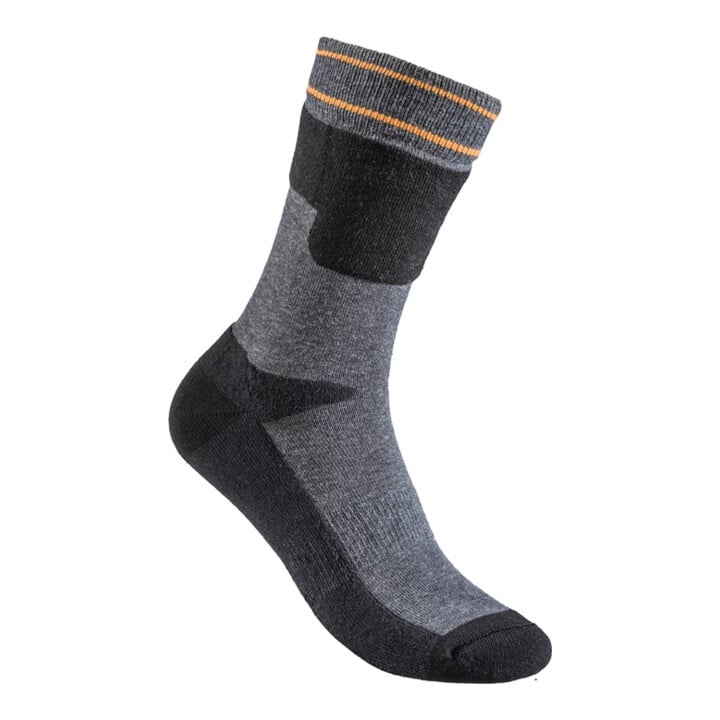 Funktionssocke Dibbersen Gr.39-42 schwarz/grau FELDTMANN