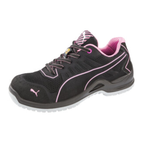 Fuse TC Chaussure de sécurité femme Pink Wns Low T.36 noir/rose microfibre/mesh