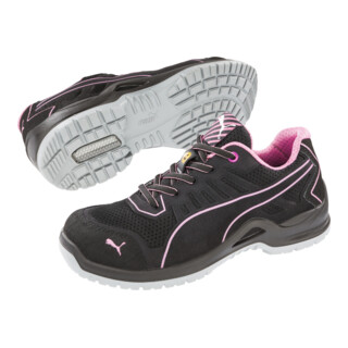 Fuse TC Chaussure de sécurité femme Pink Wns Low Taille 41 noir/rose microfibre/mesh