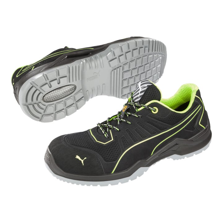 Fuse TC Green Low Chaussure de sécurité Taille 46 noir/vert Microfibre/Mesh