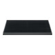 Fußmatte Alu-Anlaufkante schwarz/schwarz PP/Alu L500xB800xS22mm