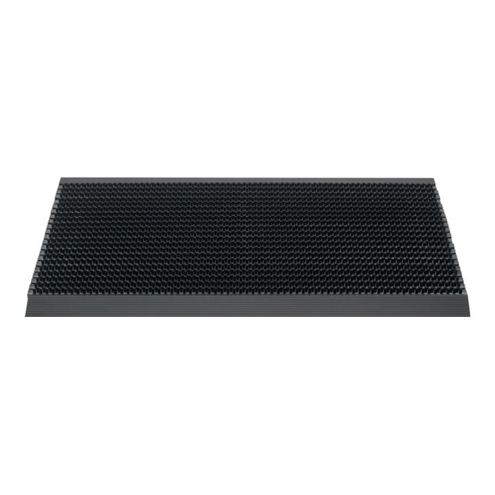 Fußmatte Alu-Anlaufkante schwarz/schwarz PP/Alu L500xB800xS22mm