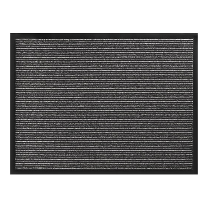 Fußmatte gestreift anthrazit PP L400xB600xS5mm