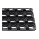 Fußmatte offene Ringe schwarz Gum.L1000xB1500xS22mm-3
