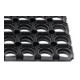 Fußmatte offene Ringe schwarz Gum.L400xB600xS22mm-3