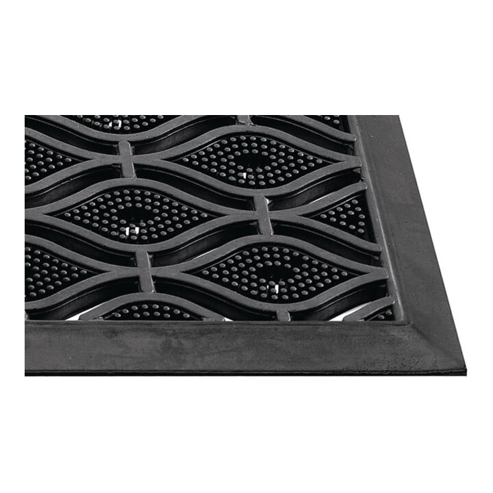 Fußmatte schwarz Gum.L450xB750xS15mm