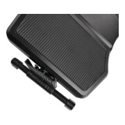 Fußstütze schwarz B420/495xT300/305xH155mm Höhenverstellung 3-f.95/125/155mm-3