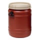 Fût à col large 64l marron avec couvercle beige avec 2 poignées d’une ouverture de remplissage Ø 354 mm-3