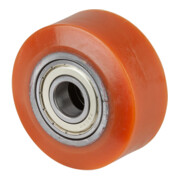 BS Rollen Gabelrolle PUR Naben-L.40mm Rad-B.40mm D.85mm