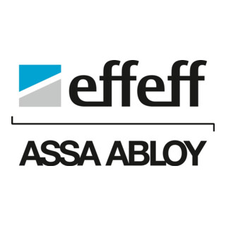 ASSA ABLOY Gâche plate avec loquet et découpe pour pêne dormant