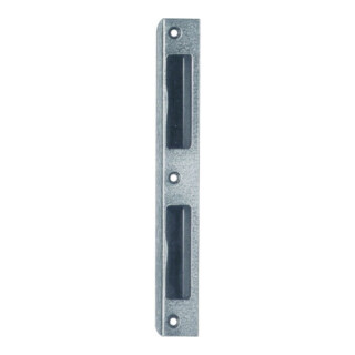 Gâche SSF alu argent B.20 Largeur de côté 8 mm DIN G/D