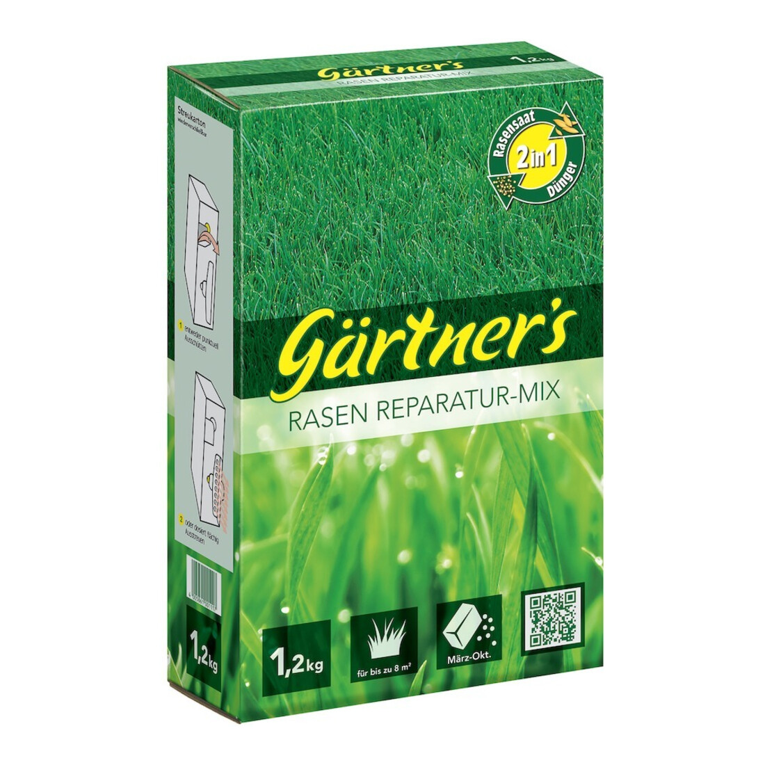 Gärtner`s Rasen-Reparatur-Mix 1,2 kg Gärtners