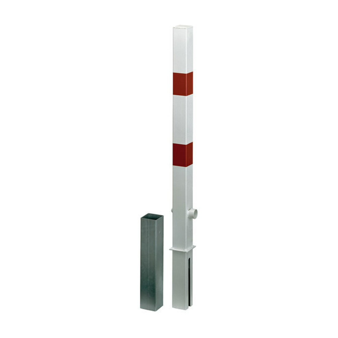 GAH Alberts Absperrpfosten Passau 70x70 mm Dreik. Einbet.