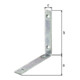 GAH Alberts Balkenwinkel 120x120x20x5mm Stahl roh, gelb galvanisch verzinkt-1