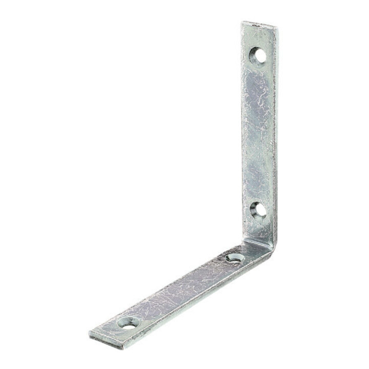 GAH Alberts Balkenwinkel 120x120x20x5mm Stahl roh, gelb galvanisch verzinkt