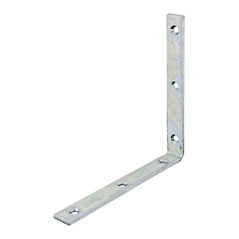 GAH Alberts Balkenwinkel 160x160x20x5mm Stahl roh, gelb galvanisch verzinkt