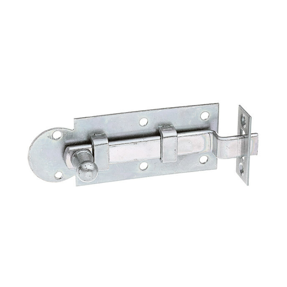 GAH Alberts Barre de fenêtre avec fixation, gâche courbée B30xL80, course 12mm, acier galvanisé