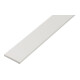 GAH Alberts barre plate lisse, non percée, L1000mm l30mm, ép3mm plastique blanc intégral-1
