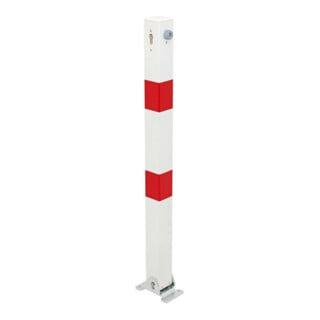 GAH Alberts Borne d'arrêt KLAPPY 70x70 mm cyl. à visser