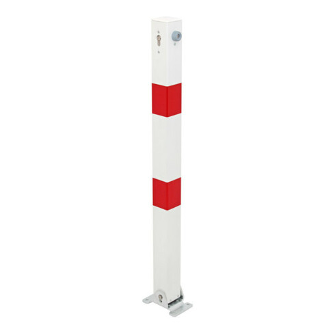 GAH Alberts Borne d'arrêt KLAPPY 70x70 mm cyl. à visser