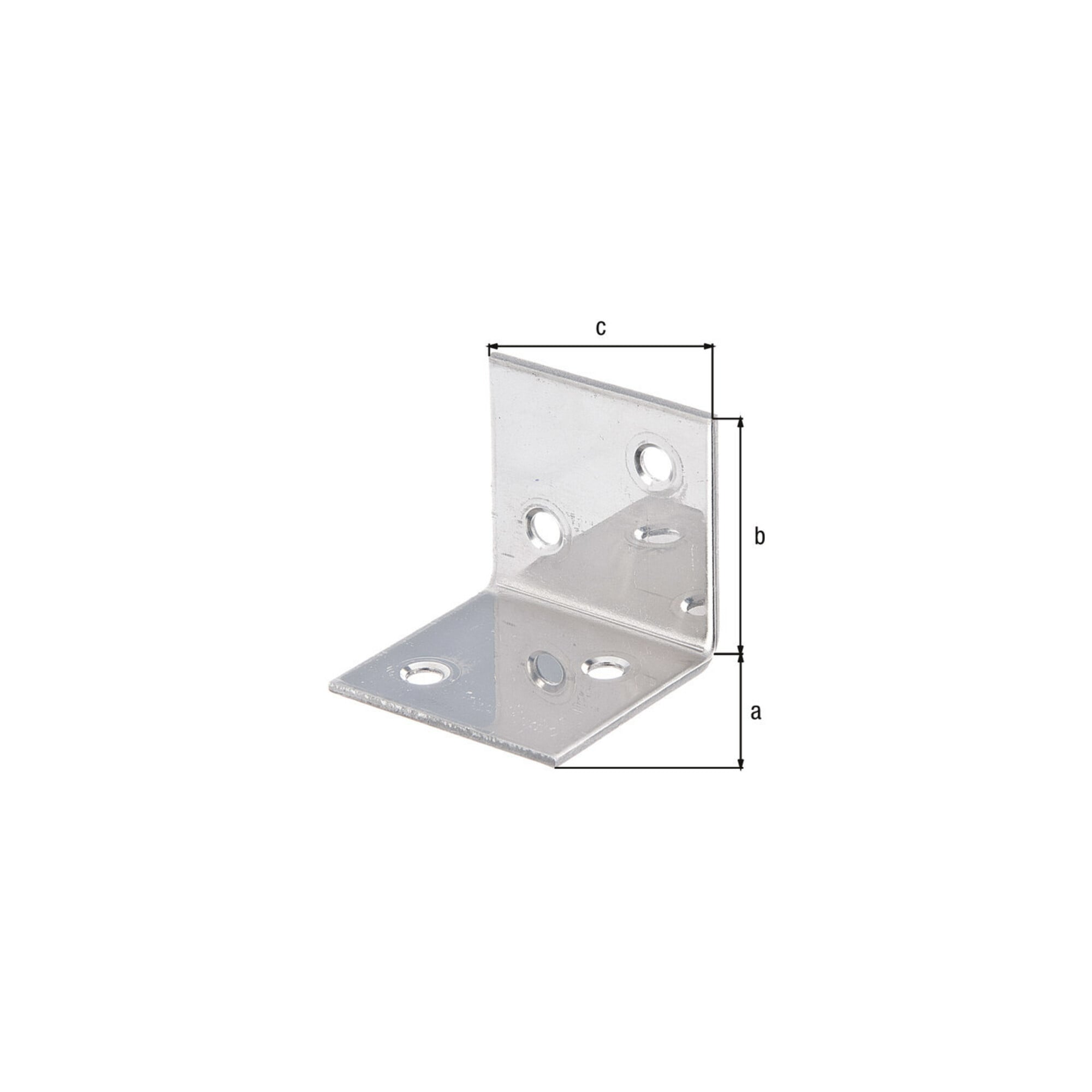 GAH Alberts Breitwinkel 40x40x40x2mm Edelstahl, edelstahl rostfrei