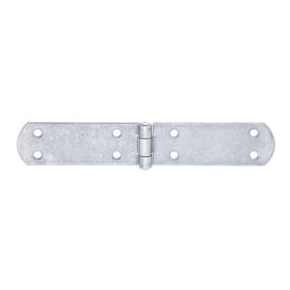 GAH Alberts Charnière à caisse avec goupille rivetée, L 200 mm acier inoxydable mat
