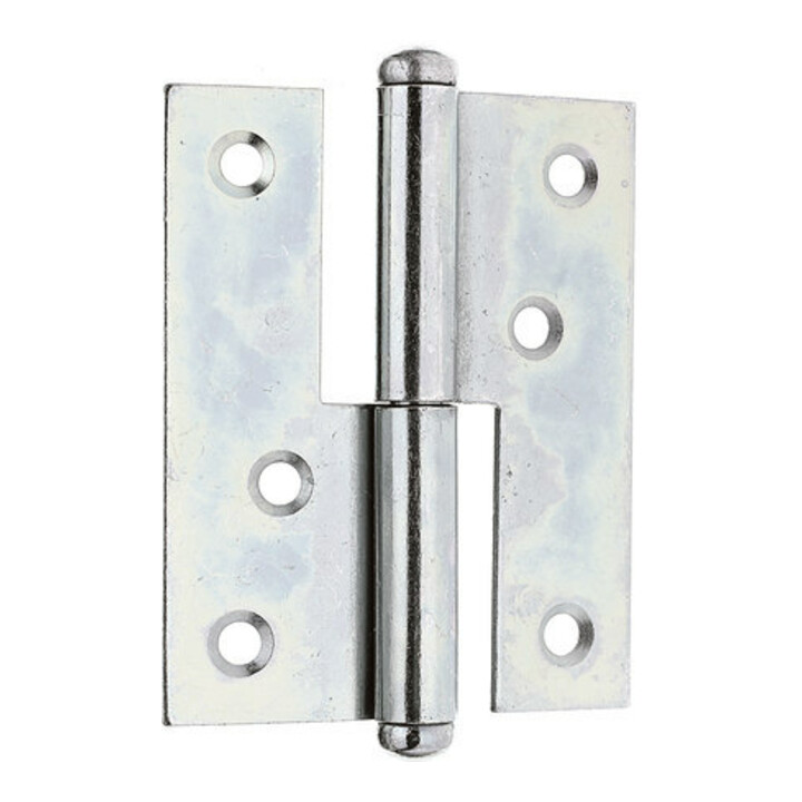 GAH Alberts Charnière de levage de porte angulaire, L65xH80mm galvanisée
