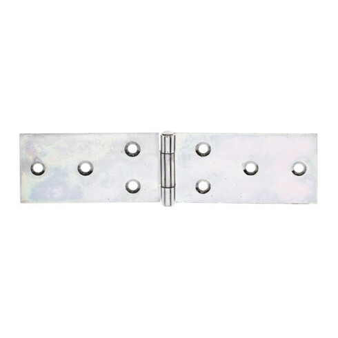 GAH Alberts Charnière de meuble L 162 mm, l 40 mm acier, jaune zingué sendzimir
