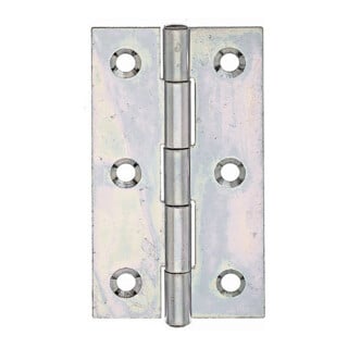 GAH Alberts Charnière de porte angulaire, L45xH82mm avec goupille inox zinguée