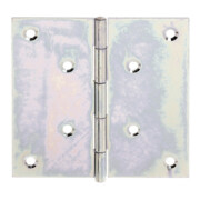 GAH Alberts Charnière de porte carrée, L100xH100mm avec axe inox renforcé